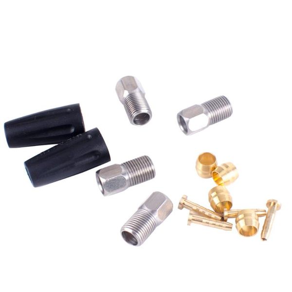 

bike brakes mtb mountain bh59 cable hose set bicycle olive connector insert connecting bolt bleed kit parts