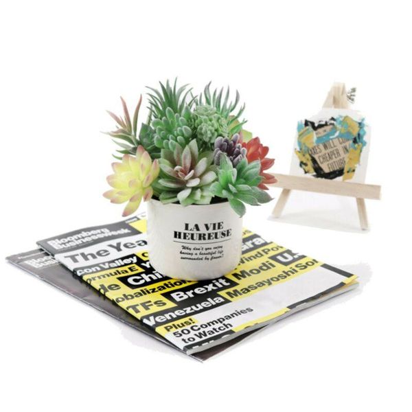 

home artificial succulents garden decoration decor gifts set artificial