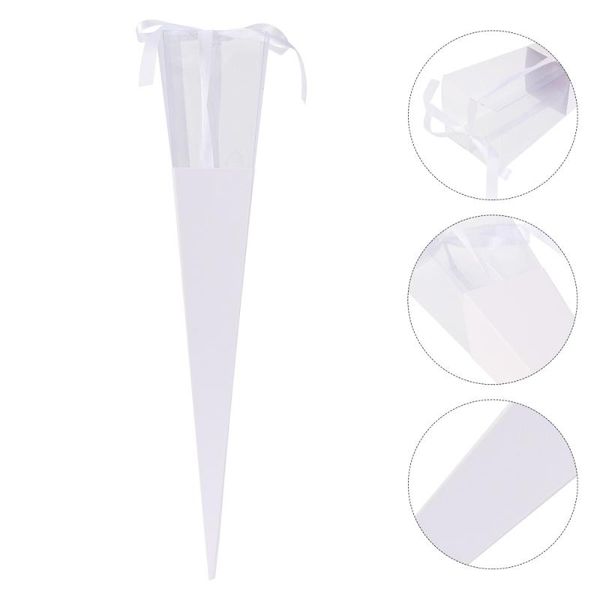 

5pcs exquisite single rose wrapping box rose packing bag for valentine's day