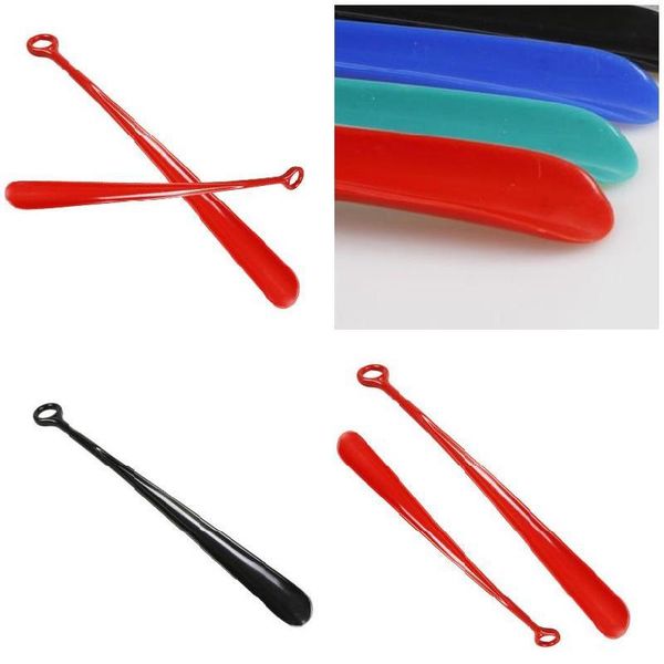 

clothing & wardrobe storage 1pcs 47cm simple fashion shoehorn plastic solid color professionaleasy reach flexible handle remover aid slip sh