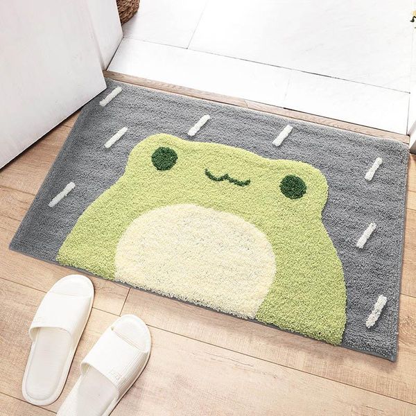 

bath mats cartoon anti slip mat large flocking thicken bathroom rug super soft entrance doormat water absorbent foot pad home decor