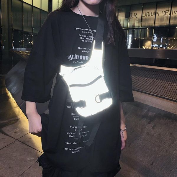 

cross body original brand chest bag korean ins fashion sports student diagonal waist women's shoulder casual tooling messenger