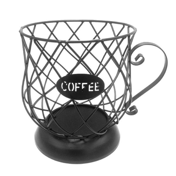 

storage baskets universal coffee large capacity basket metal home accessories cup shape for fruit