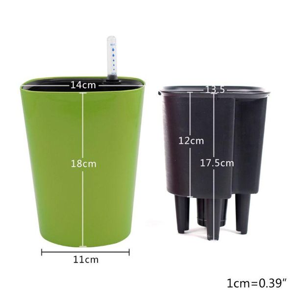 

planters & pots pp self watering flower indoor with water level indicators p31d