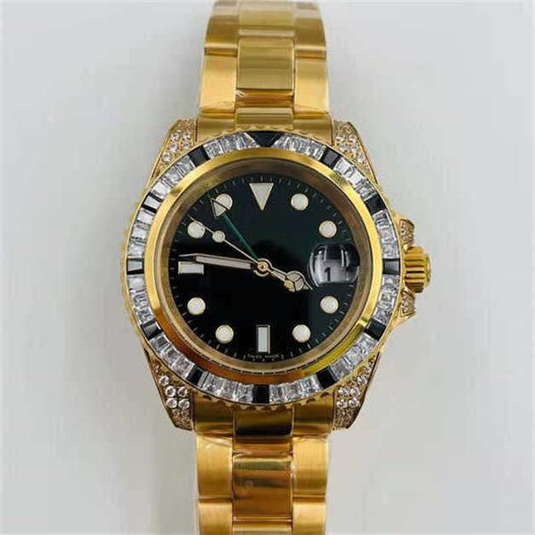 

luxury watch 41mm steel case with automatic movement high strength mineral glass mirror waterproof, Slivery;brown