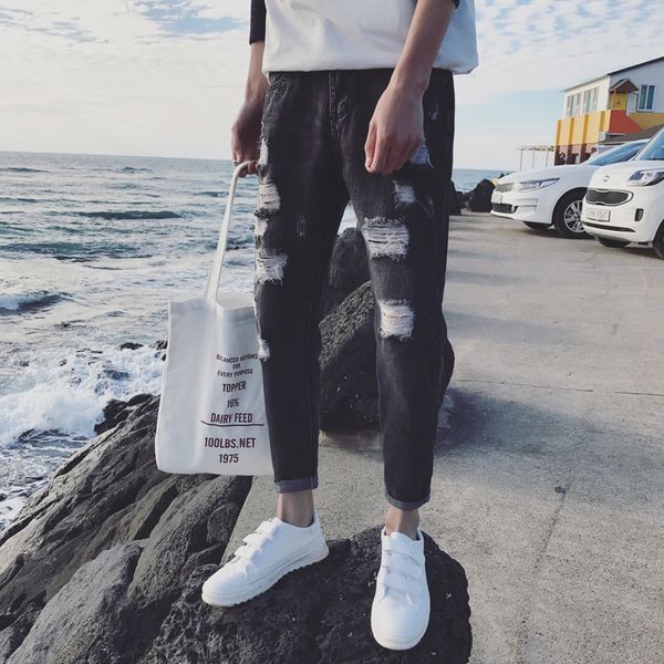 

2021 new / ripped ' slim fit 36 v7mg, Black