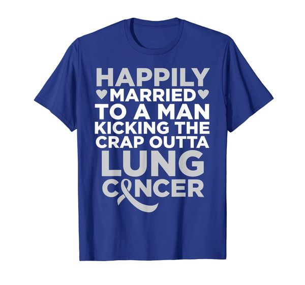 

husband fighting lung cancer | support t-shirt for wife, White;black