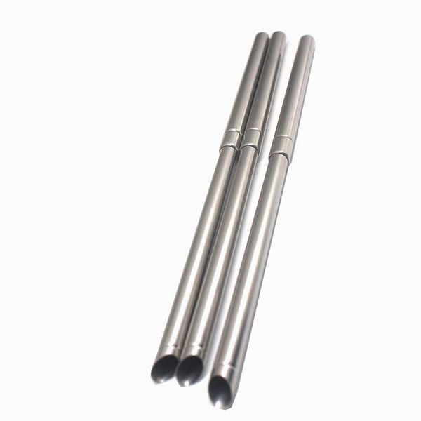 

drinking straws stainless steel straw for pearl milkshake fat bubble tea creative bevel pointed tips