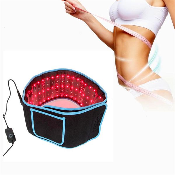 LED Therapyy Cintos Iluminação Luz Vermelha Terapia Infravermelha Belt Alívio da dor LLLT Lipólise Corporal Modelando Sculpting 660nm 850nm Lipo Laser