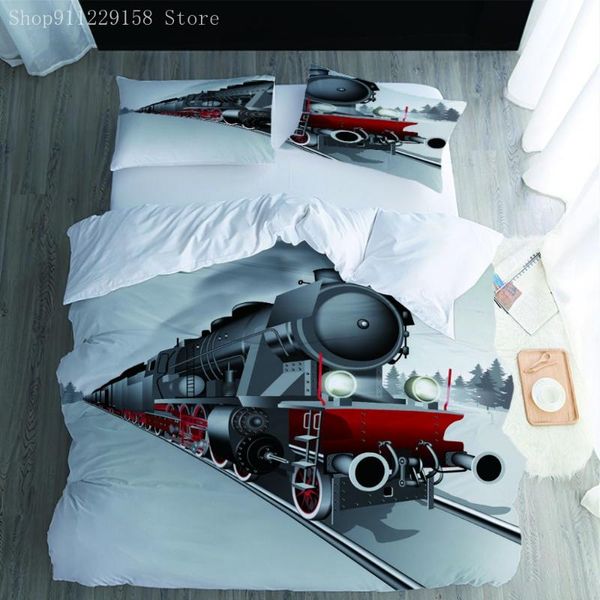 

bedding sets home textiles big car duvet cover white comforter 3pcs set single double  king size soft quilt