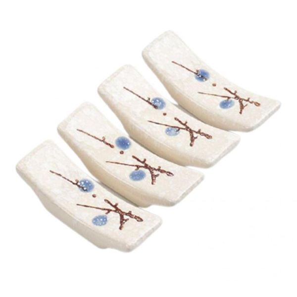 

chopsticks mini 4pcs durable spoon rack rest washable decorative for home