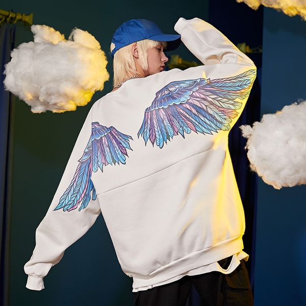 

men's hoodies & sweatshirts cotton hoodie, men's, hip hop style, casual, loose, large size, fashion, 2021, Black