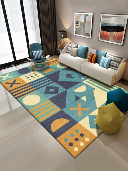 

carpets nordic carpet living room bedroom end table floor mat disposable household large-area sofa bedside blanket full-covered