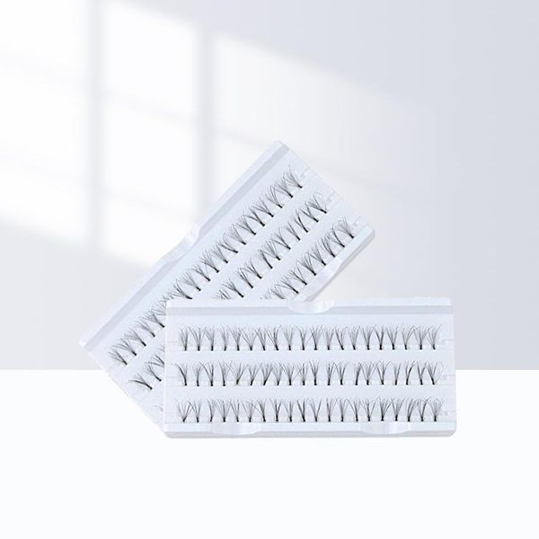 

false eyelashes 60 bundles mink eyelash extension natural 3d russian volume faux individual cluster professional eye lashes makeup