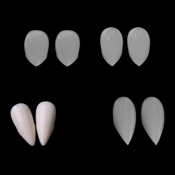 

party masks 2pcs halloween costume cosplay fangs props zombie vampire dentures teeth