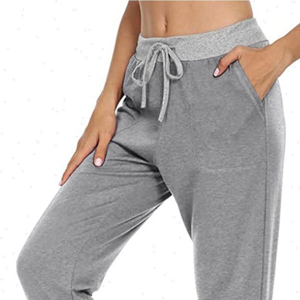 

sportswear jeggings casual jogging with womens capris drawstring pockets soft trousers sport woman, Black;white