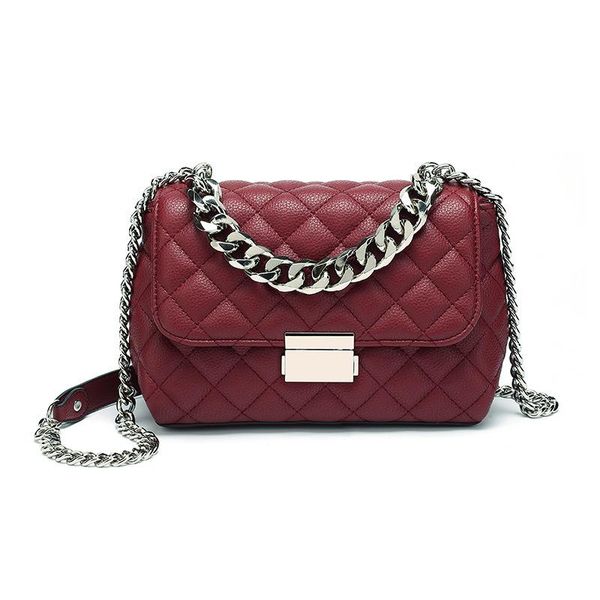 

cross body women's bag 2021 leather fragrance style small diamond chain fashion shoulder