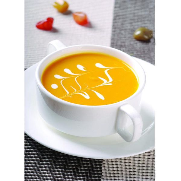

bowls ceramic soup bowl for restaurant logo can be customized wholesale