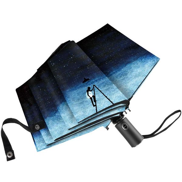 

umbrellas folding automatic umbrella rain women men windproof uv protection big students strong ladies parasol gift ideas a6a