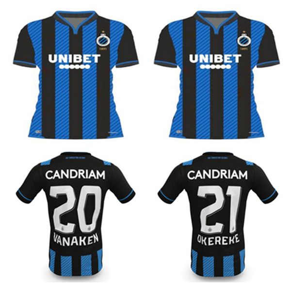 

s-xxl 20202021 club brugge kv soccer shirt, Black;yellow