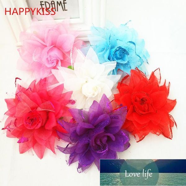 Happykiss12PCS colorido flores de seda artificial cabeça de alta qualidade DIY decoração para festa de casamento de casas scrapbooking flor fábrica de flor fábrica