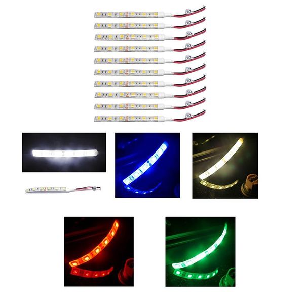

10pcs 10cm waterproof led strip lights dc 12v caravan boat car