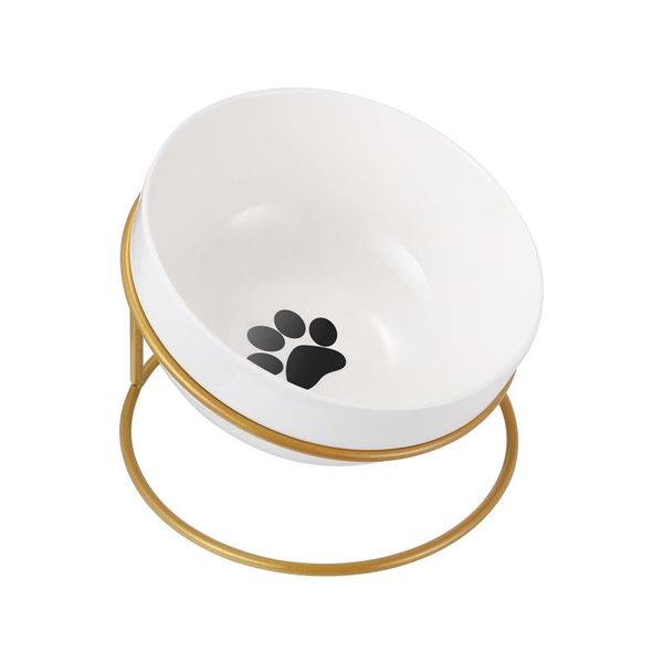 

cat bowls & feeders popetpop slanted pet bowl feeding elevated ceramic container with rack