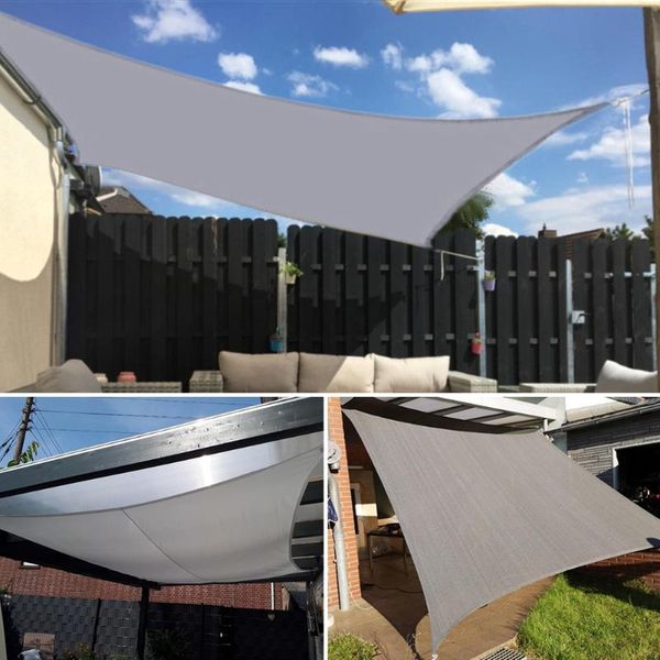 

shade waterproof sun-shelter sunshade sail outdoor rectangle garden canopy yard beach awning cloth