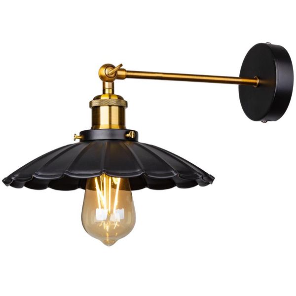 

wall lamps retro lamp vintage industrial iron loft sconce lights bedroom bar cafe home decor light fixture e27