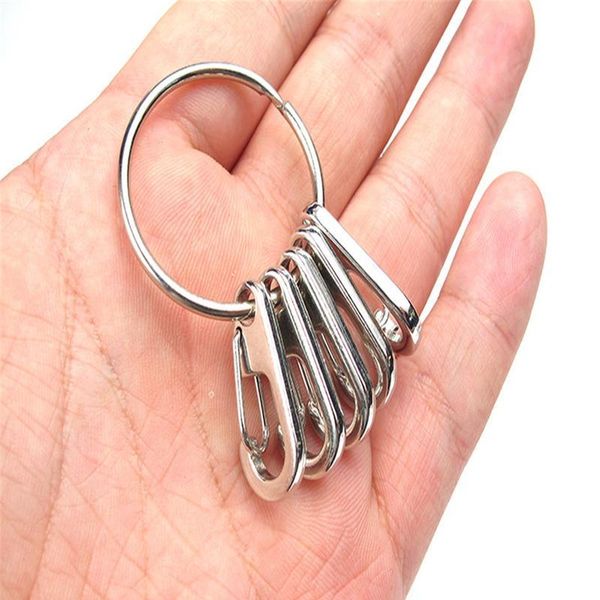 

alloy carabiner bottle hook keychain buckle hanging padlock release keyring camping hiking tents spring s jllngm