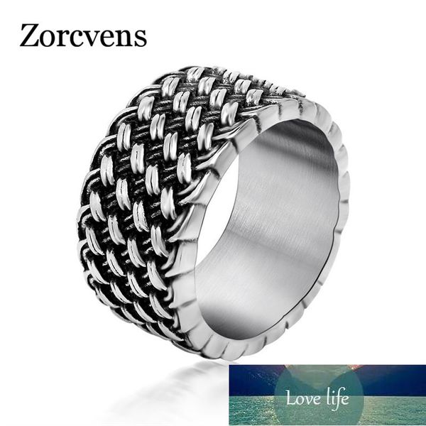 

zorcvens stainless steel interwoven rings vintage woven nen's finger rings factory price expert design quality latest style original st, Silver