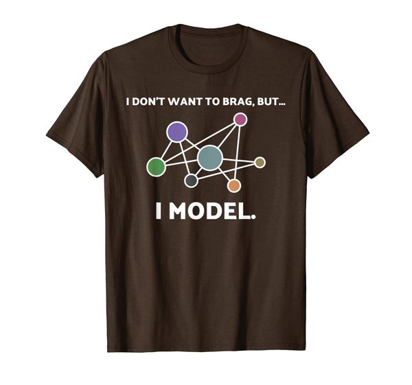 

i model: funny data science humor t-shirt, White;black