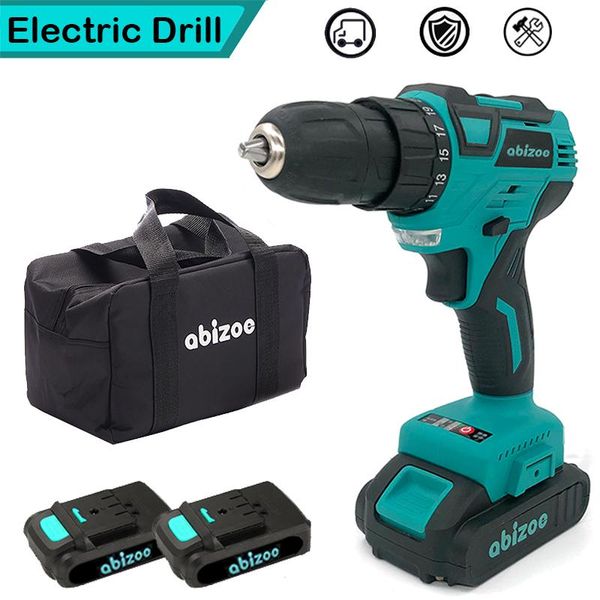 

professiona electric drills 21v cordless impact drill screwdriver hammer 25+1 rechargeable power tools hand