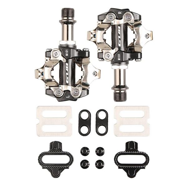 

bike locks gub mtb pedal self-locking pedals with cleat compatible spd structure for outdoor cycling