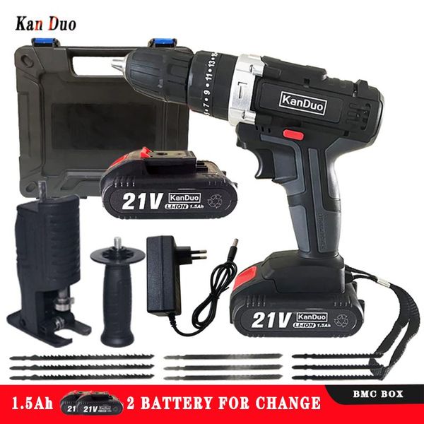 

professional electric screwdrivers 21v reciprocating saw assembly with cordless screwdriver household tool set multi function impact drill d