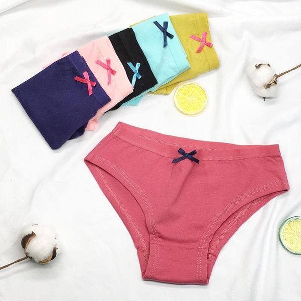 

women's panties 6 pcs / arrival solid color cotton  l xl 9486, Black;pink