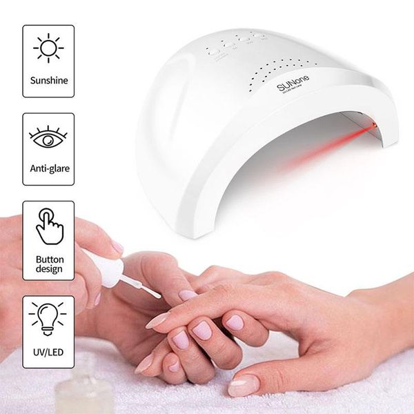 

nail dryers 48w uv led lamp professional dryer gel polish light with 3 timer setting and 30 beads manicure tools