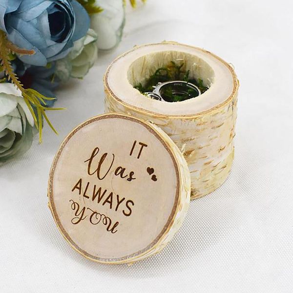 

wedding ring box personalized wedding ring bearer box couple lettering creative wooden rustic couple gift