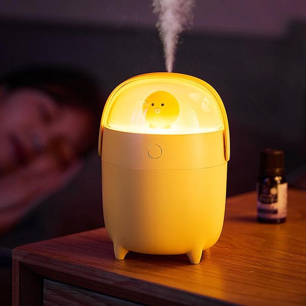 

humidifiers wireless battery air humidifier usb essential oil aroma diffuser soothing sleep mini oc car purifier led night lamp for home