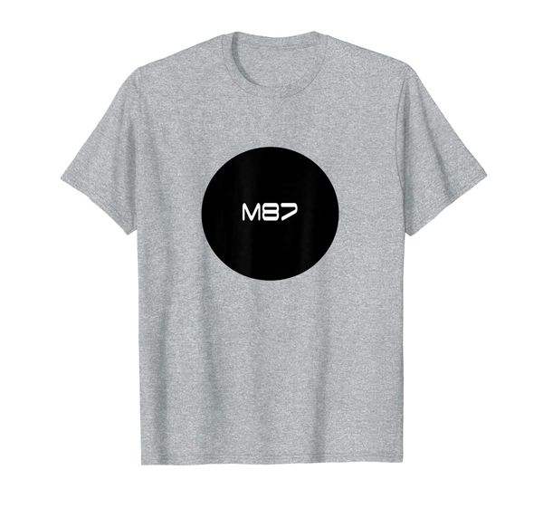 

messier 87 black hole t shirt space 2019 first picture, White;black