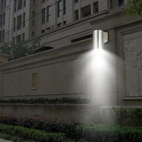 

outdoor wall lamps stainless steel single light ip65 garden for courtyard