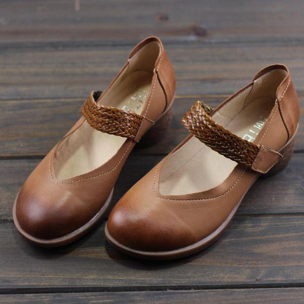 

dress shoes women's round toe heel 4cm height platform ladies comfortable woman mocassins female footwear, Black