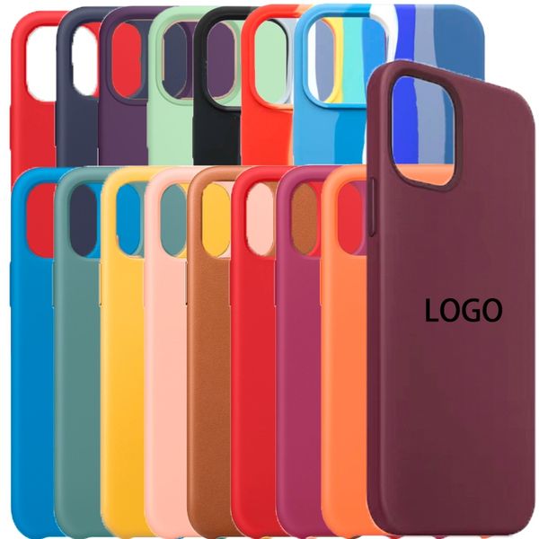 

For iPhone 13 11 12 Pro Max Xs Xr 8 7 6s Plus silicone Phone Cases Original official Defender Shockproof Waterproof Case