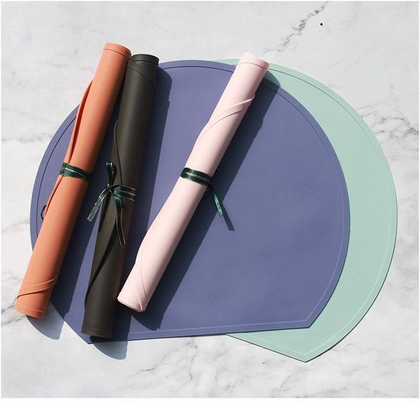 

food grade sile placemats for dining coaster table table runner place mat tableware pad in kitchen accessories cup qylfom