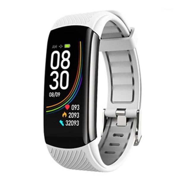 

smart wristbands fashion body temperature bracelet watch ip67 waterproof heart rate monitor smartband wristband fitness health tracker1