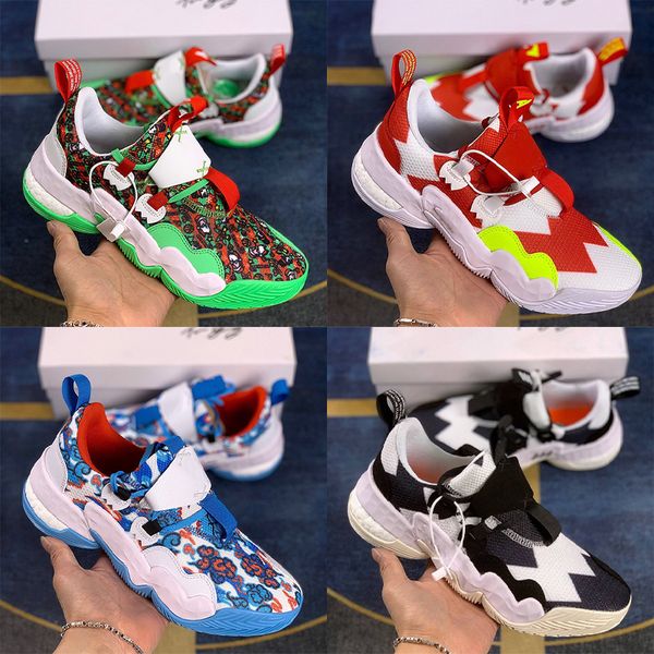 

2022 mens so so def recordings atlanta basketball shoes light solid grey snakeskin hawks acid orange cotton candy lce trae young 1 women tra