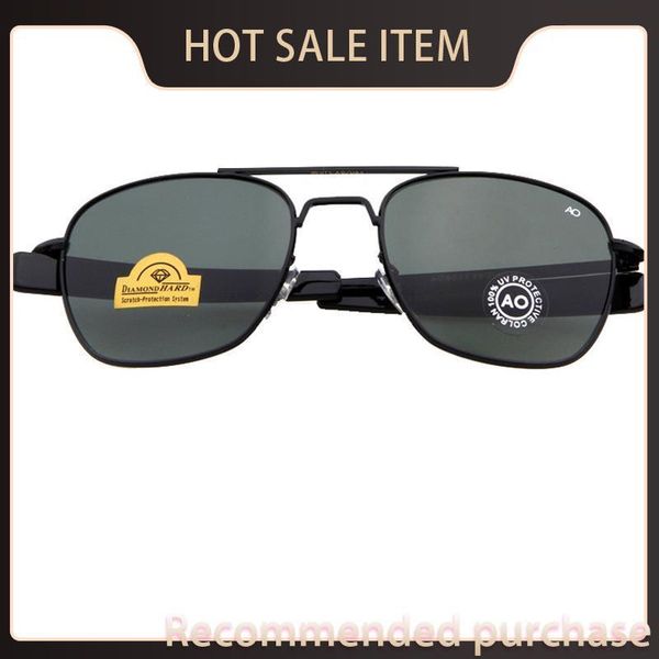 

mens army designer pilot sunglasses sol uv400 sunglasses fashion men glasses ao for ross de oku - mens y256 jcijc, White;black