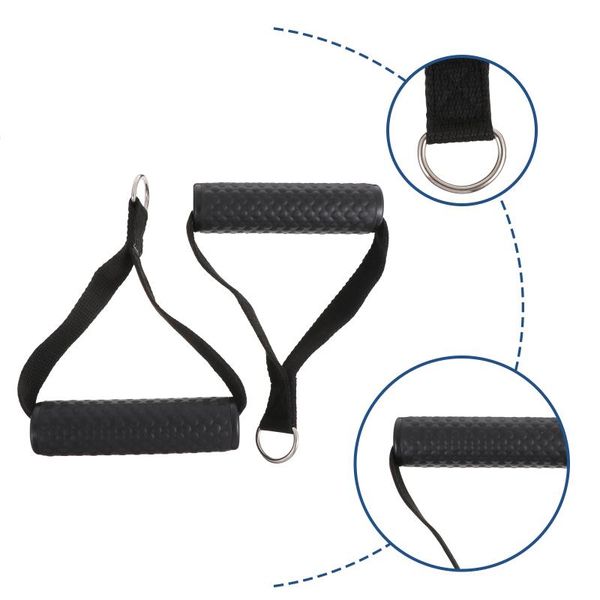 

accessories 2 pcs fitness handle durable tension rope heavy duty