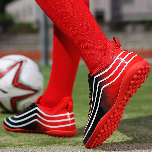

2019 size34-44 men boy kids soccer cleats turf football shoes hard court sneakers trainers new design athletic soccer shoes