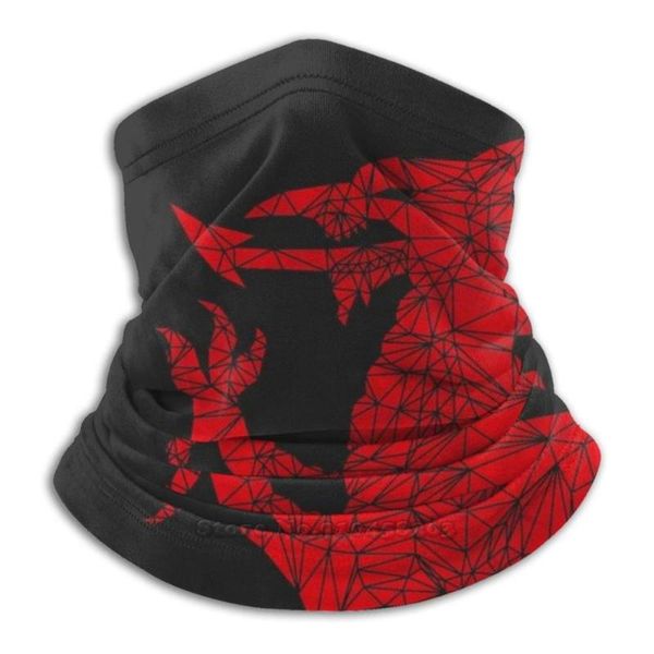 

scarves welsh - geometric scarf bandana neck warmer headband cycling mask wales flag cymru cymraeg nationality, Blue;gray